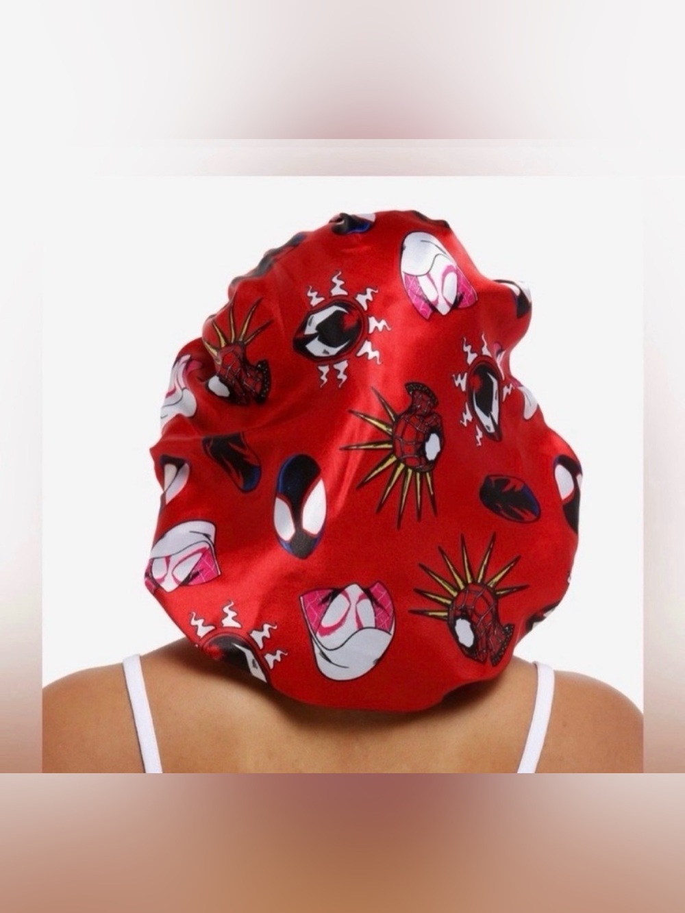 SpiderMan Across The Spider Verse Satin Character Bonnet- New